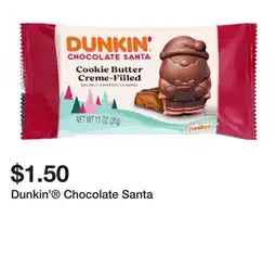 Five Below Dunkin' Chocolate Santa offer