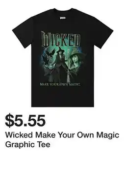 Five Below Wicked Make Your Own Magic Graphic Tee offer