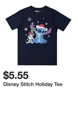 Five Below Disney Stitch Holiday Tee offer