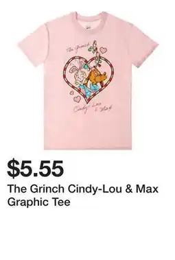 Five Below The Grinch Cindy-Lou & Max Graphic Tee offer