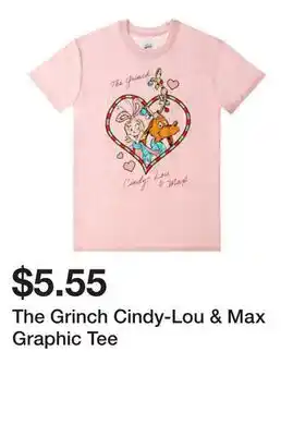Five Below The Grinch Cindy-Lou & Max Graphic Tee offer