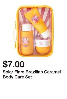 Five Below Solar Flare Brazilian Caramel Body Care Set offer