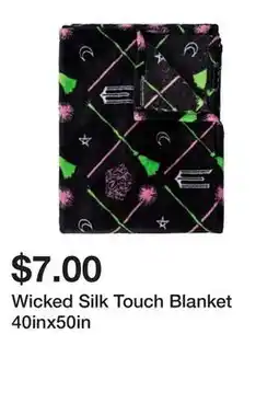 Five Below Wicked Silk Touch Blanket 40inx50in offer