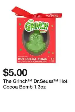 Five Below The Grinch Dr.Seuss Hot Cocoa Bomb 1.3oz offer
