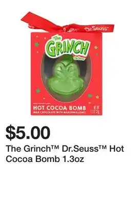 Five Below The Grinch Dr.Seuss Hot Cocoa Bomb 1.3oz offer