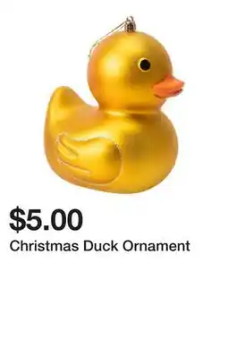 Five Below Christmas Duck Ornament offer