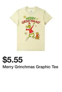Five Below Merry Grinchmas Graphic Tee offer
