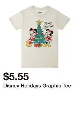 Five Below Disney Holidays Graphic Tee offer
