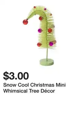 Five Below Snow Cool Christmas Mini Whimsical Tree Décor offer