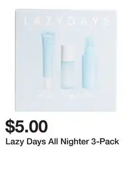 Five Below Lazy Days All Nighter 3-Pack offer
