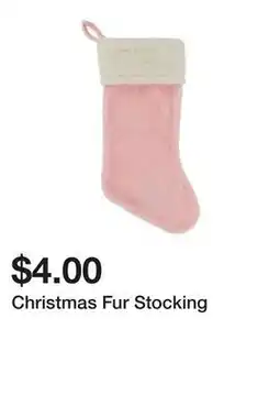 Five Below Christmas Fur Stocking offer