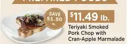 Heinen's Teriyaki Smoked Pork Chop with Cran-Apple Marmalade offer