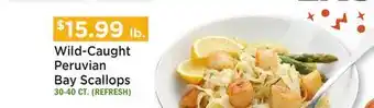 Heinen's Wild-Caught Peruvian Bay Scallops offer