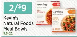 Heinen's Kevin's Natural Foods Meal Bowls offer