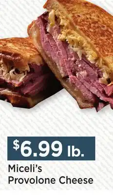 Heinen's Miceli's Provolone Cheese offer