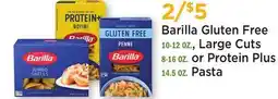 Heinen's Barilla Gluten Free 10-12 OZ., Large Cuts 8-16 OZ. or Protein Plus 14.5 OZ. Pasta offer