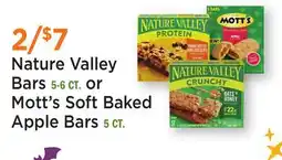 Heinen's Nature Valley Bars 5-6 CT. or Mott's Soft Baked Apple Bars 5 CT offer