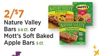 Heinen's Nature Valley Bars 5-6 CT. or Mott's Soft Baked Apple Bars 5 CT offer