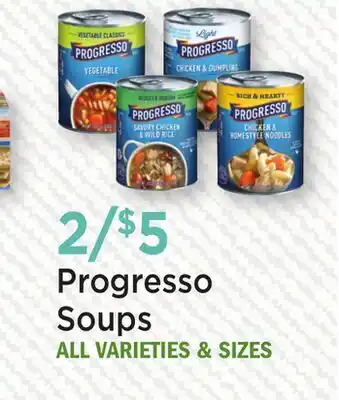 Heinen's Progresso Soups offer