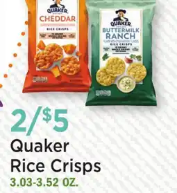 Heinen's Quaker Rice Crisps offer