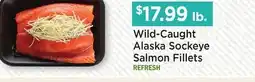 Heinen's Wild-Caught Alaska Sockeye Salmon Fillets offer