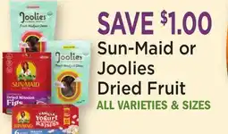 Heinen's Sun-Maid or Joolies Dried Fruit offer