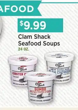 Heinen's Clam Shack Seafood Soups offer
