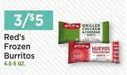 Heinen's Red's Frozen Burritos offer
