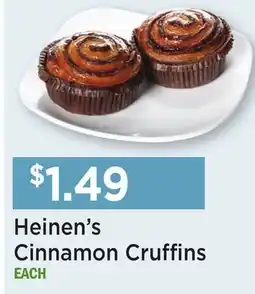 Heinen's Heinen's Cinnamon Cruffins offer