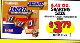 Ollie's 6.43 OZ SHARING SIZE offer