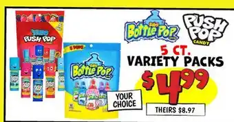 Ollie's 5 CT. VARIETY PACKS offer