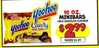 Ollie's yoohoo 10 OZ. MINIBARS offer