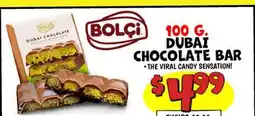Ollie's 100 G. DUBAI CHOCOLATE BAR offer