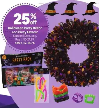 Halloween Party DΓ©cor and Party Favors