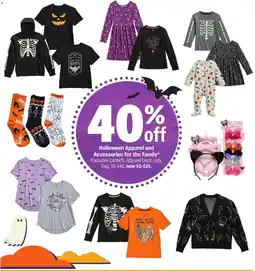 Meijer Halloween apparel and accessories for the family offer