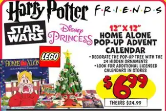 Ollie's 12X12 HOME ALONE POP-UP ADVENT CALENDAR offer