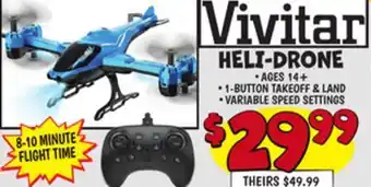 Ollie's HELI-DRONE offer