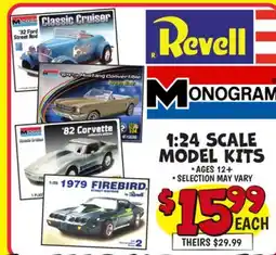 Ollie's 1: 24 SCALE MODEL KITS offer