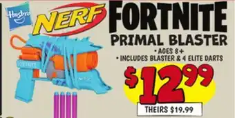 Ollie's FORTNITE PRIMAL BLASTER offer