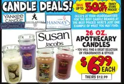 Ollie's 26 OZ. APOTHECARY CANDLES offer