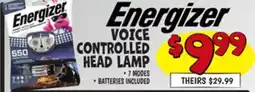 Ollie's VOICE CONTROLLED HEAD LAMP offer