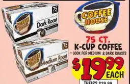 Ollie's 75 CT. K-CUP COFFEE offer