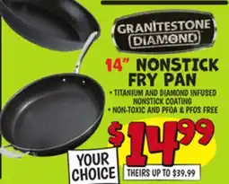 Ollie's 14 NONSTICK FRY PAN offer