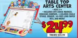 Ollie's TABLE TOP ARTS CENTER offer