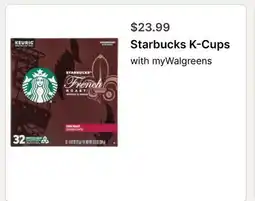 Walgreens Starbucks K-Cups offer