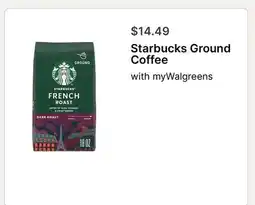 Walgreens Starbucks Ground Coffee offer