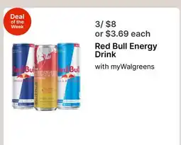 Walgreens Red Bull Energy Drink offer