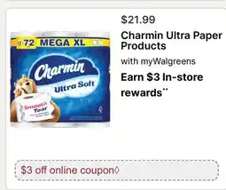 Walgreens Charmin Ultra Paper Products offer