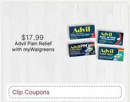Walgreens Advil Pain Relief offer