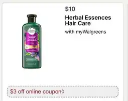 Walgreens Herbal Essences Hair Care offer